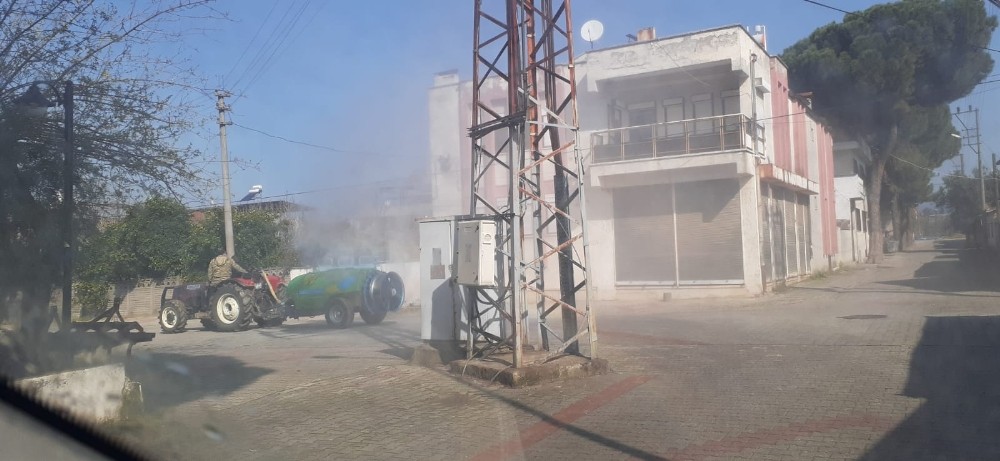 Germencik’te tüm mahalleler dezenfekte ediliyor 