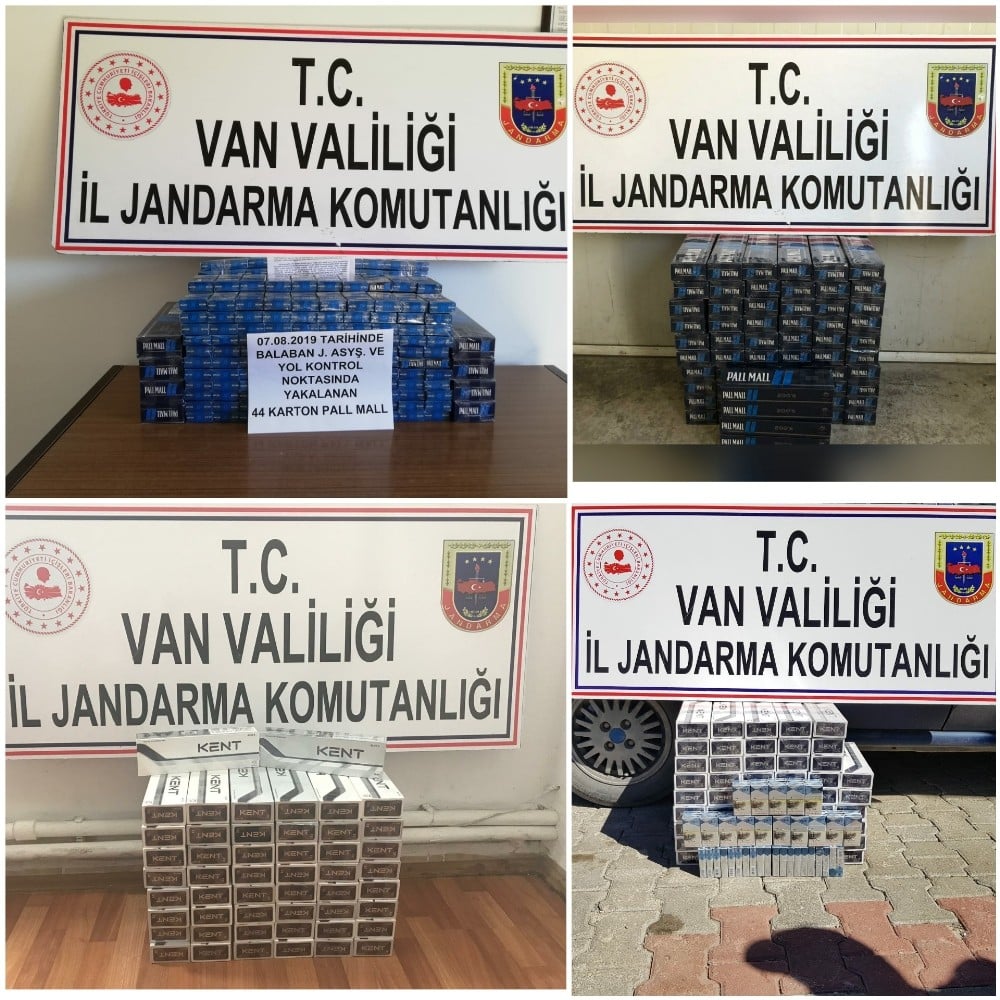 Gevaş’ta 800 paket kaçak sigara ele geçirildi 