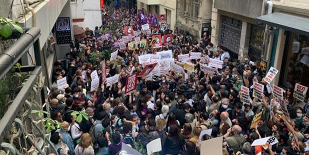 Gezi eylemlerinde PKK sloganı! 'Katil devlet' diye yırtındılar