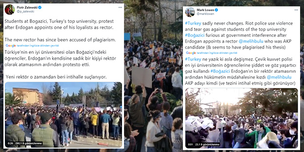 Gezi olaylarını köpürten BBC muhabirinden Boğaziçi Üniversitesi olaylarına destek