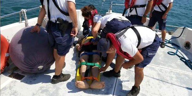 Gezi teknesinde kalp krizi geçiren turist öldü
