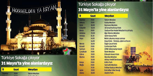 Gezi zekâlılar yine İslâm’a saldırdı