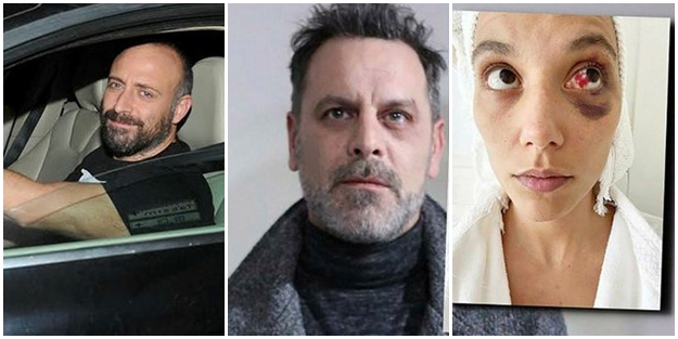 Gezici Halit Ergenç'ten kadına şiddete skandal destek! Deniz Bulutsuz'u döven Ozan Güven'e arka çıktı