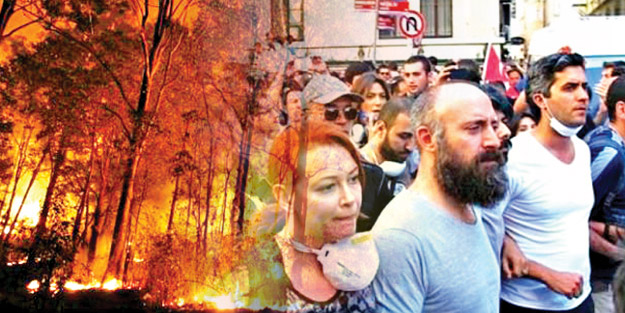 Gezi’nin çocukları PKK yangınlarına kör