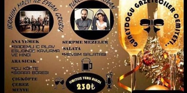 GGC'den dansözlü skandal kutlama! 'Sınırsız yerli alkol' ile hizmet vereceklermiş