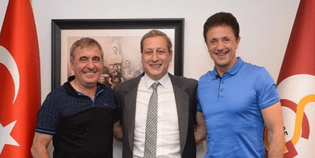 Hagi ile Popescu Burak Elmas'ı ziyaret etti