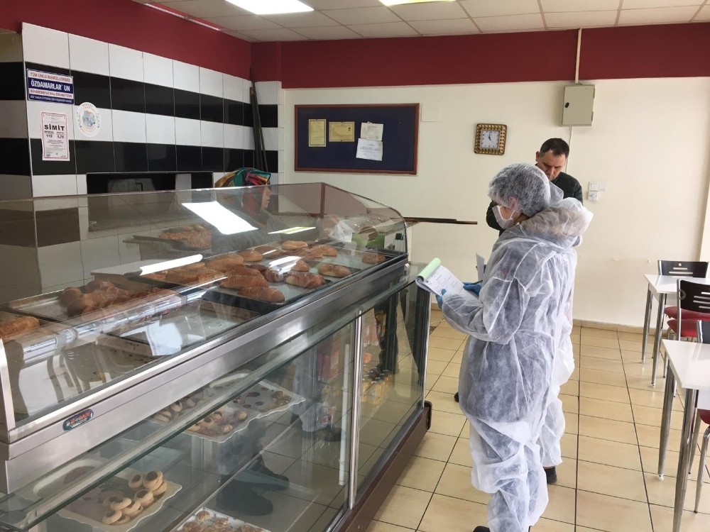 Gıda işletmelerine korona virüs denetimi 