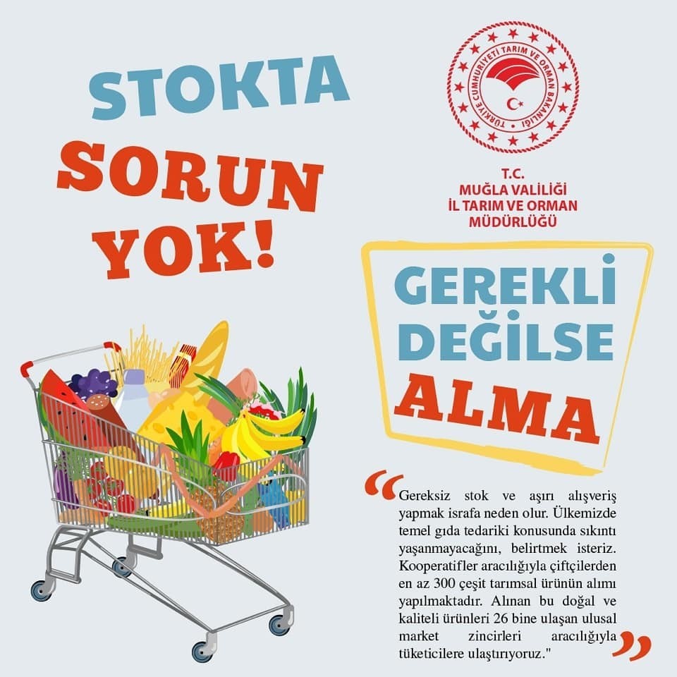Gıda tedariği konusunda sıkıntı yaşanmayacak 
