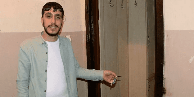 Girdikleri dairede bir şey bulamayınca kapıyı çaldılar