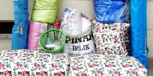 Girdikleri evden halı, yorgan, yastık çalan 3 kişi tutuklandı