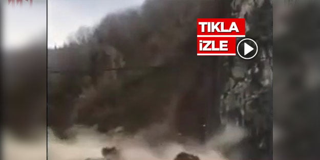 Giresun'da dehşet anları! Görüntüler cep telefonu kaydedildi