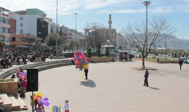 Giresun kent meydanında internet bedava