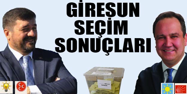 Giresun yerel seçim sonuçları 2019 | Giresun ilçeleri yerel seçim sonuçları