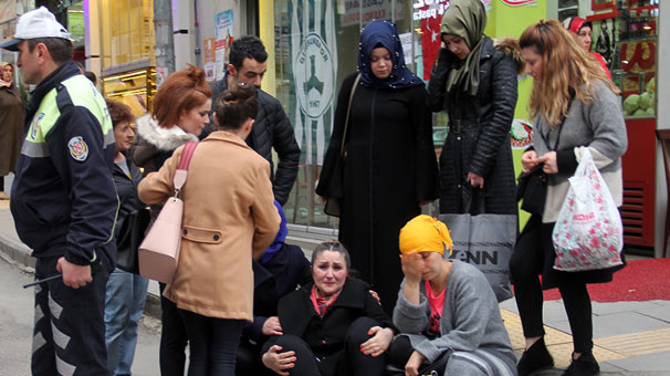 Giresun'da acılar içinde ambulans bekledi