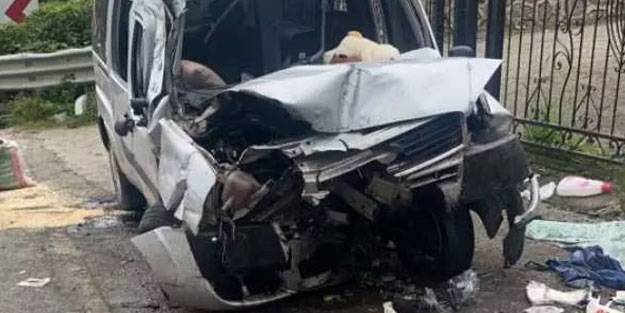 Giresun’da feci kaza: Bir ölü, 3 yaralı