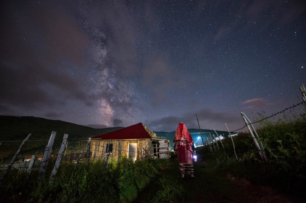 Giresun’da gökyüzü ve yıldızlar fotoğrafçıların ilgi odağı oldu 