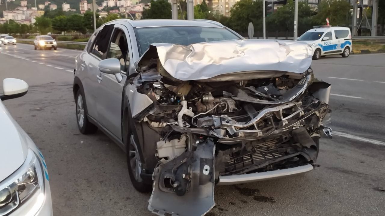 Giresun’da iki ayrı trafik kazasında 7 kişi yaralandı