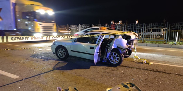 Giresun'da kaza: 1 ölü, 4 yaralı