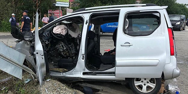 Giresun'da korkunç kaza! 3 ölü, 1 yaralı