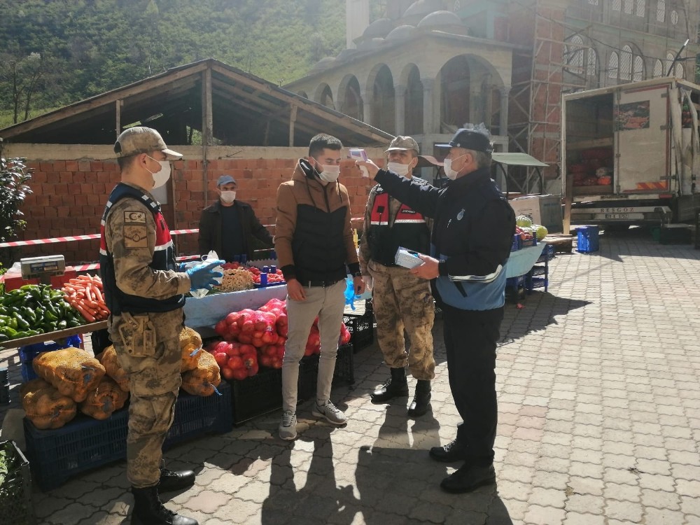 Giresun’da korona virüs denetimleri devam ediyor 