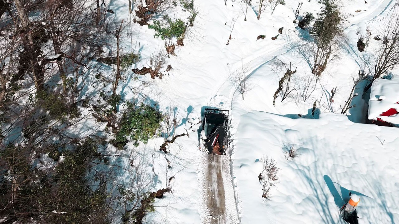 Giresun’da köy yolları için 7/24 mücadele