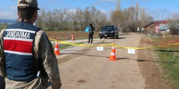 Giriş çıkışlar kapatıldı! Bir köy karantinaya alındı