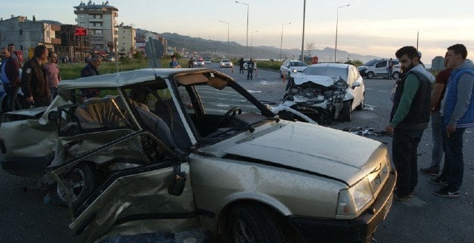 Giresun’da trafik kazası: 1 ölü, 3 yaralı