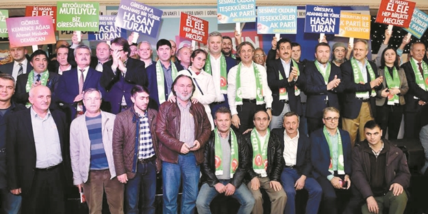 Giresunlulardan AK Parti’ye tam destek!