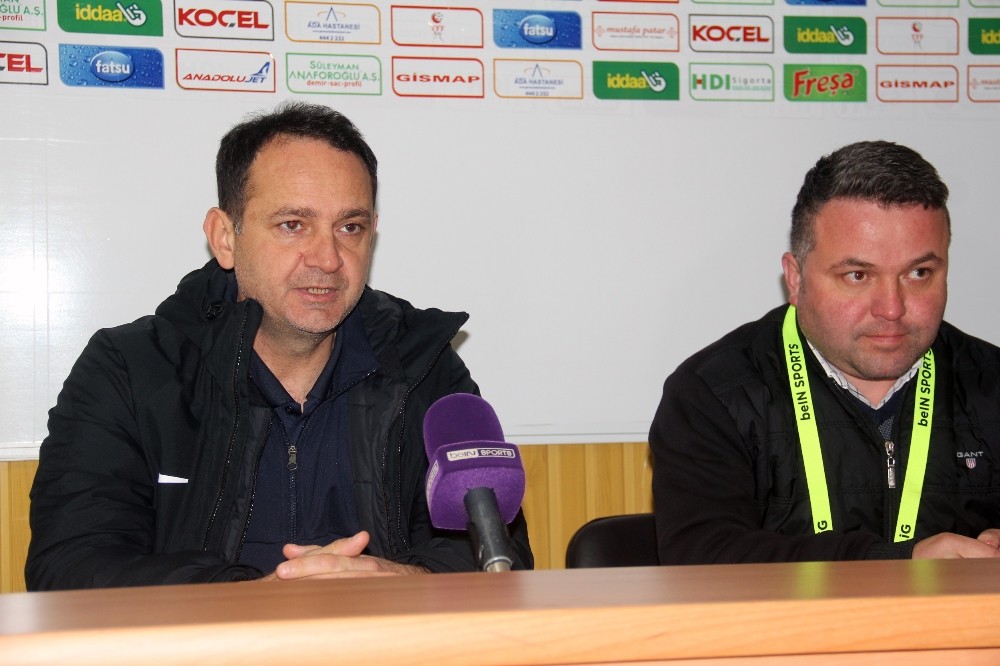 Giresunspor - Balıkesirspor maçının ardından 