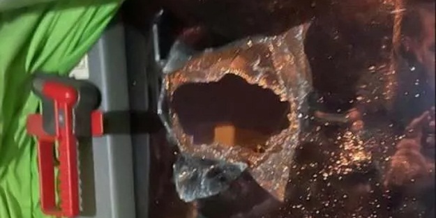 Giresunspor'un otobüsüne taşlı saldırı