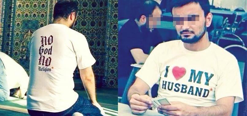 Namaz kılarken ne giydiğinin farkında değil!