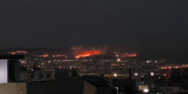 Göbeklitepe yakınlarında çıkan yangın kontrol altına alındı