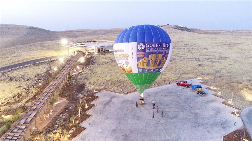 Göbeklitepe'de ilk sıcak hava balonu havalandırıldı