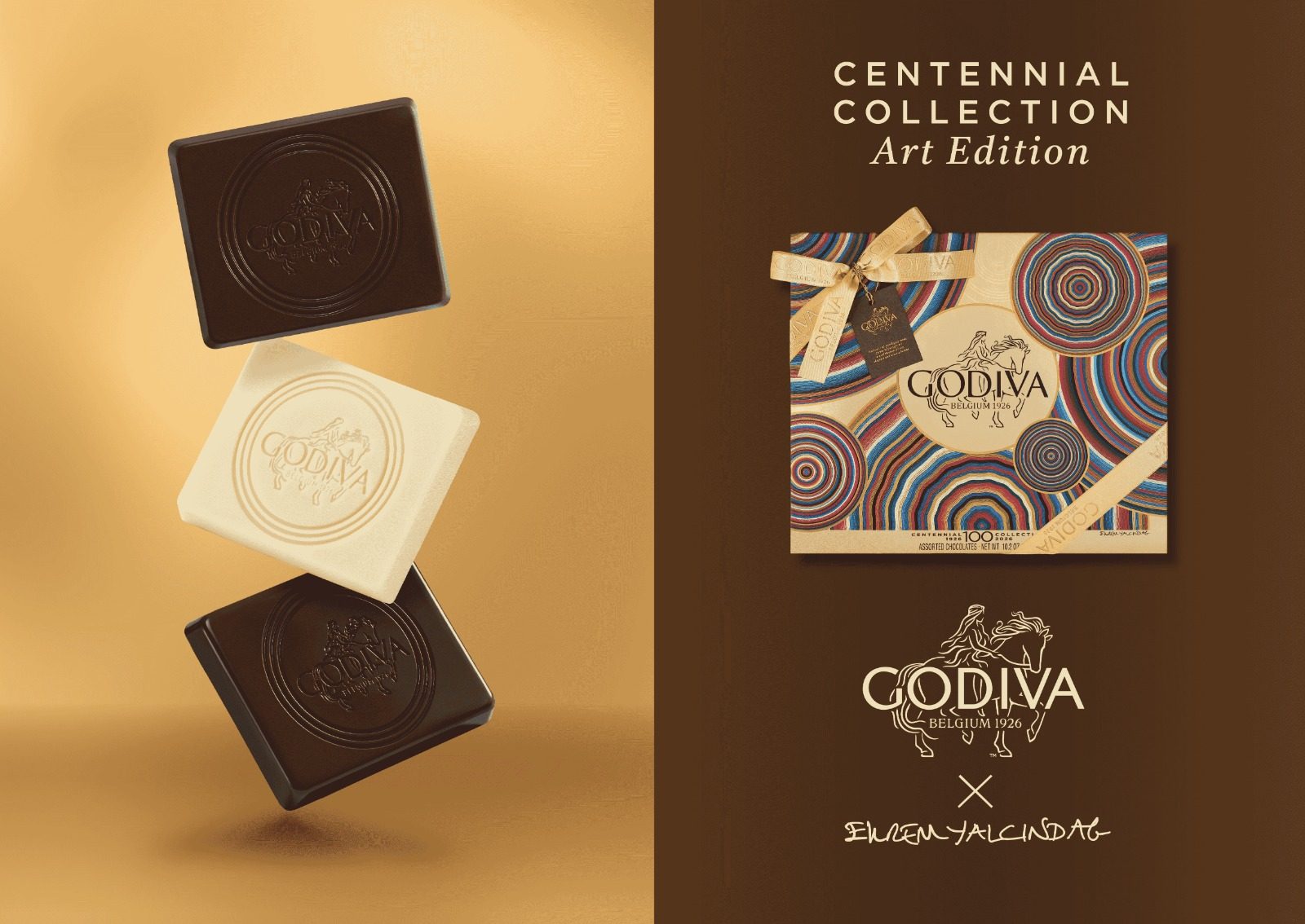 GODIVA, 100. Yılını Ekrem Yalçındağ imzalı özel sanat koleksiyonuyla kutluyor