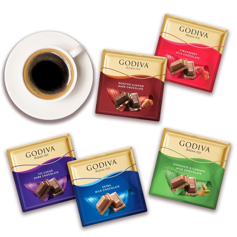 Godiva’dan yeni kare çikolatalar 