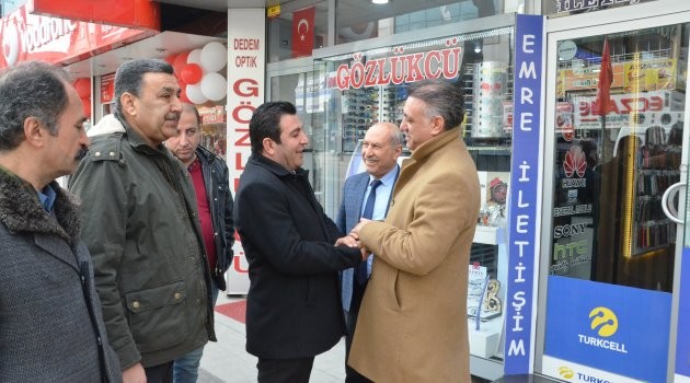 Gökçe, seçmenlerle buluşmaya devam ediyor 