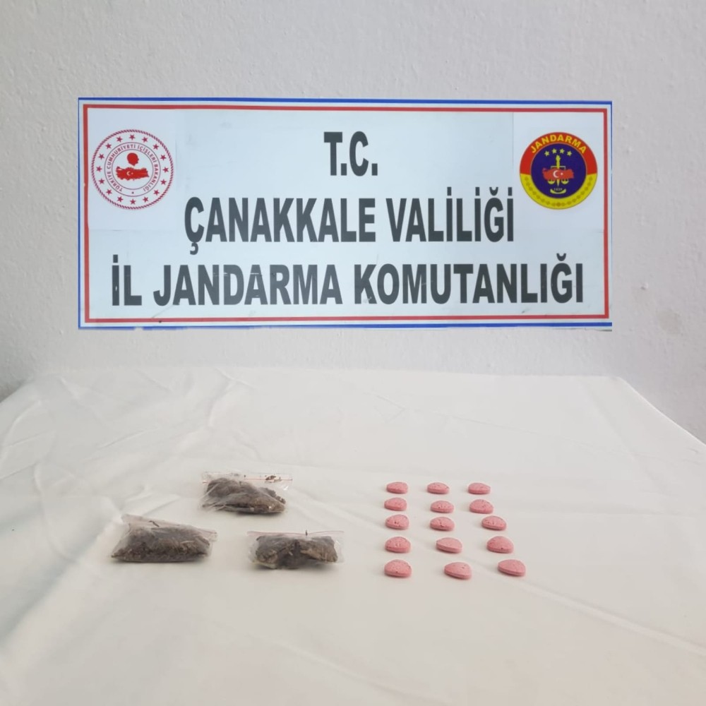 Gökçeada’da uyuşturucu operasyonu 