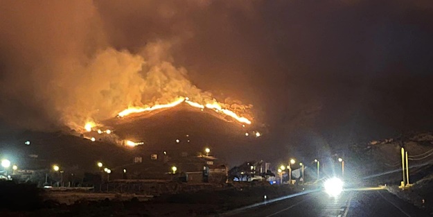 Gökçeada'daki yangın kontrol altına alındı