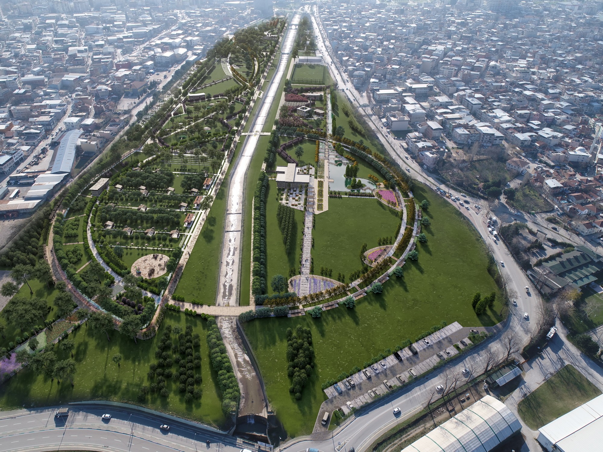 Gökdere yeşile bezeniyor