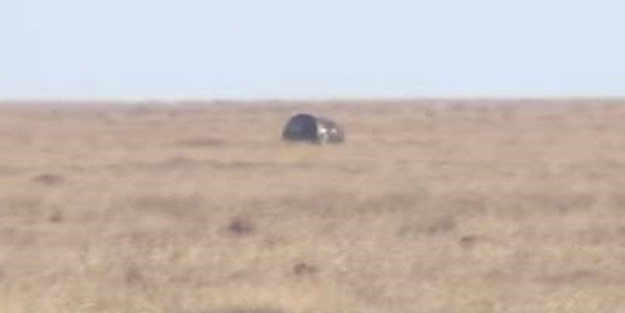 Göktaşının çarptığı Soyuz, Dünya’ya geri döndü