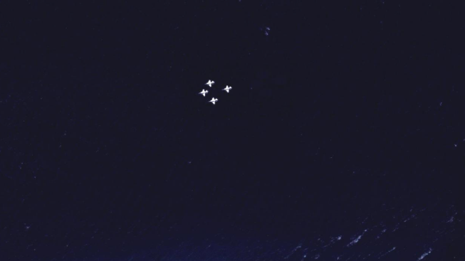 GÖKTÜRK-1, T-38M’lerin Çanakkale geçişini kaydetti