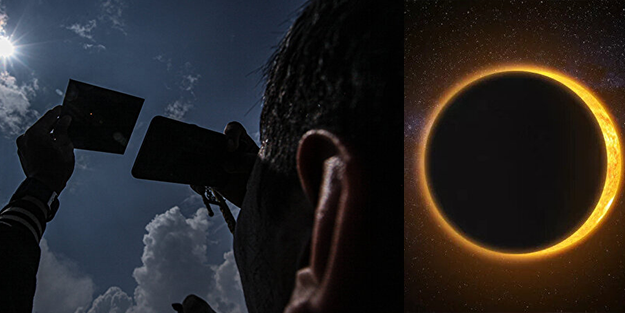 Gökyüzünde resmen ateş çemberi oluştu! Herkes o anları röntgenlerle görüntüledi