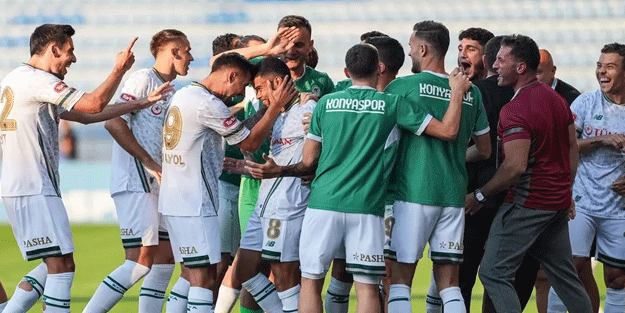 Gol düellosunda kazanan Konyaspor oldu