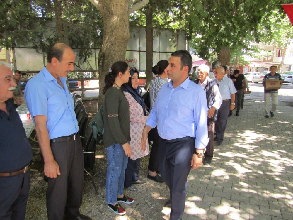Gölbaşı ilçesinde bayramlaşma töreni 