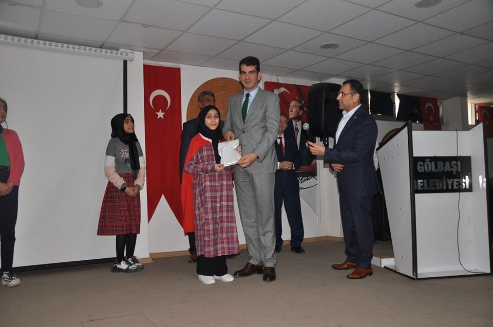 Gölbaşı ilçesinde İstiklal Marşının kabulü kutlandı 