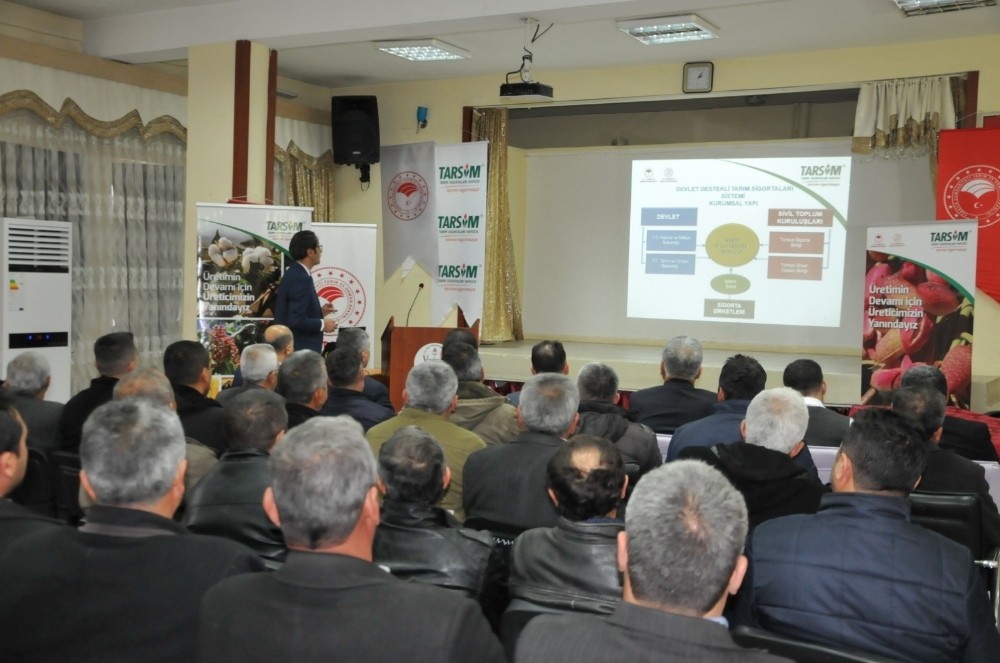 Gölbaşı ilçesinde üreticilere TARSİM anlatıldı 
