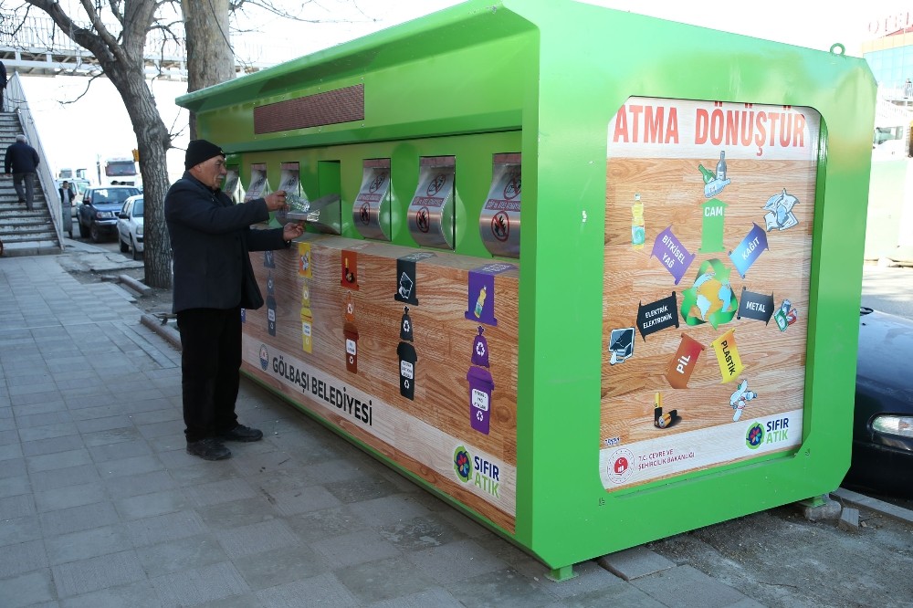 Gölbaşı’na Mobil Atık Getirme Merkezi 