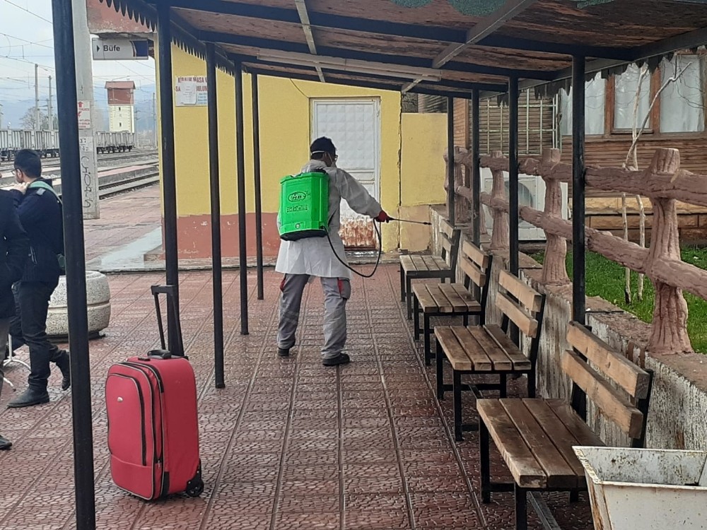 Gölbaşı’nda dezenfekte çalışmaları sürüyor 