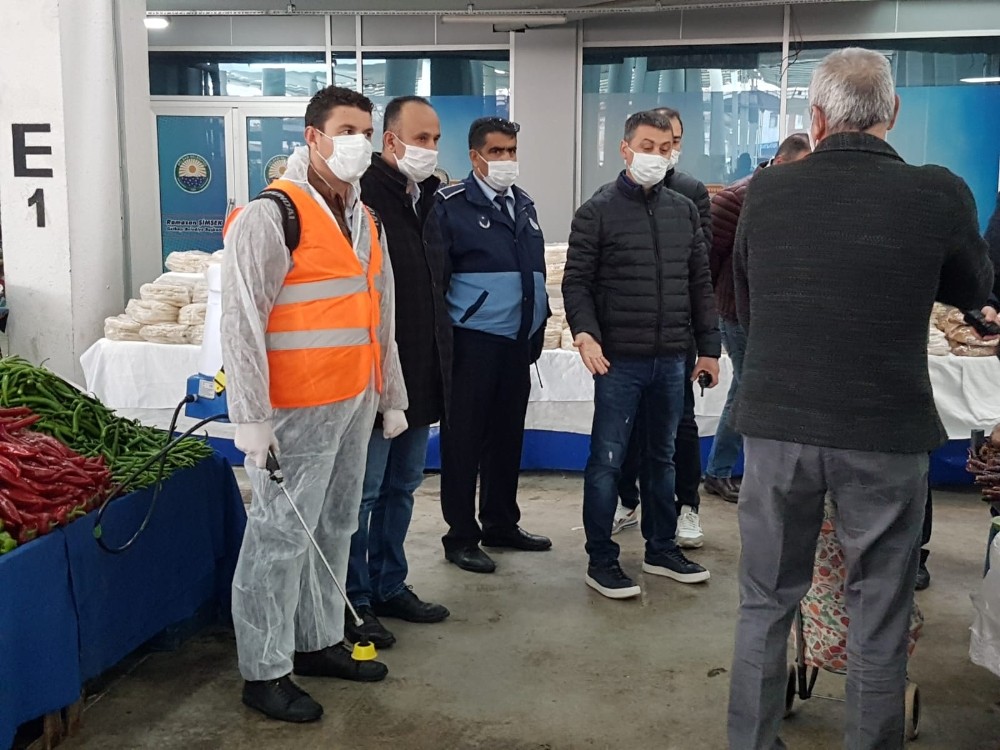 Gölbaşı’nda korona virüs denetimi 