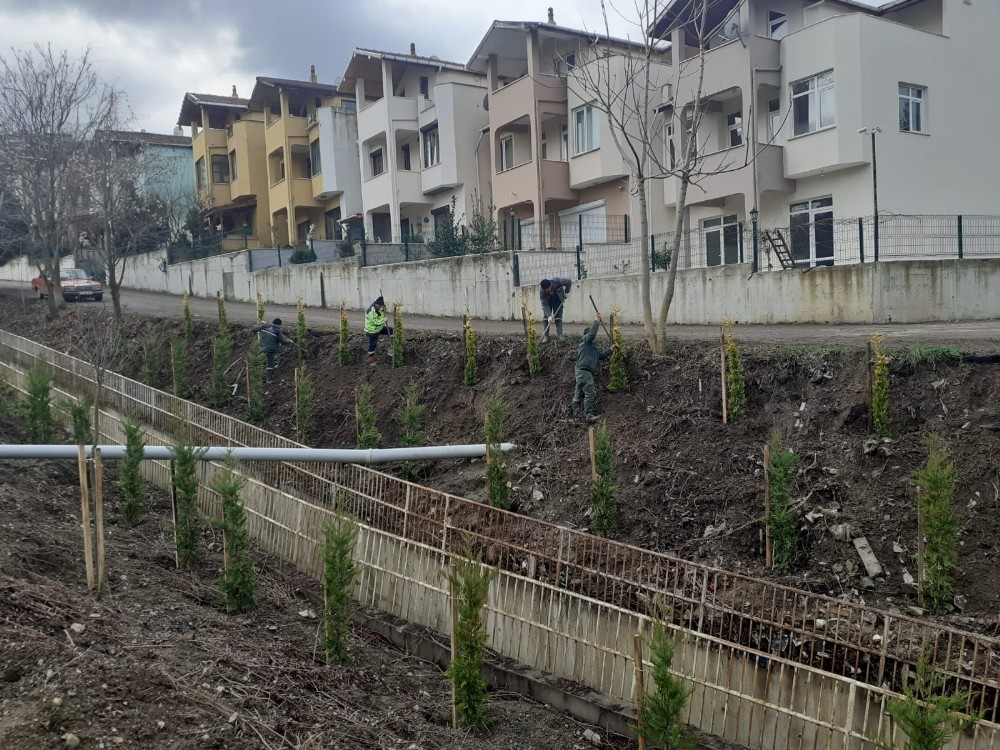 Gölcük’te vatandaş talep etti, çevre düzenlemesi yapıldı 